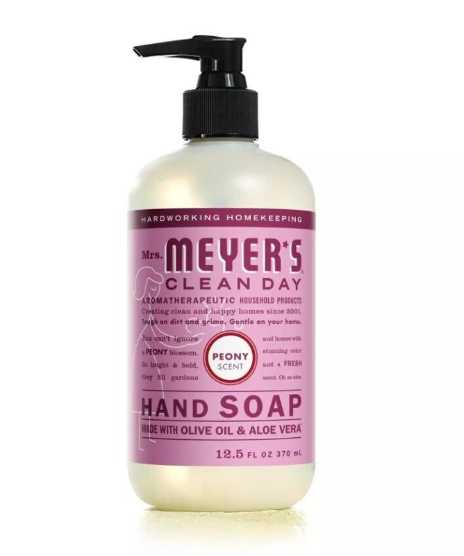 Mrs Meyers Clean Day Limited Edition Hand Soap Peony Scent 12.5 fl oz
