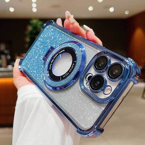 Girls Glitter Bling Shockproof Magsafe Case For iPhone 15 14 13 12 11 Pro Max - Zdjęcie 10 z 19