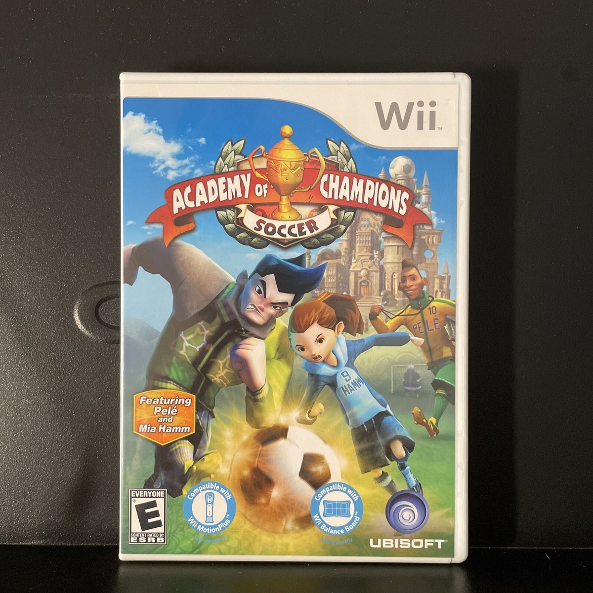 Academy of Champions: Soccer (Nintendo Wii, 2009) complete in box Ubisoft