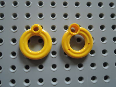 Lego 2 x Rettungsring Schwimmring 30340 gelb 