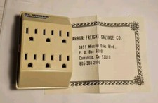 6 OUTLET WALL TAP WITH SURGE PROTECTOR NEW IN DAMAGED BOX