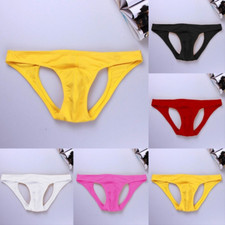 Backless Mens Briefs Breathable Male Swimwear Underpants Jockstrap Knickers