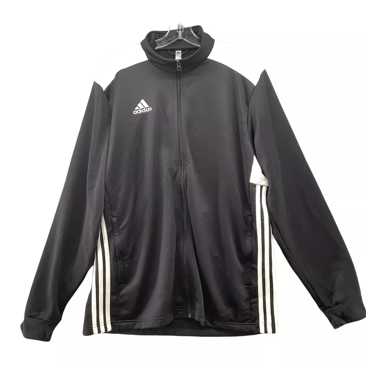 Tilmeld uddannelse Regnbue ADIDAS REGISTA 18 JACKET CZ8624 Mens XL Black Active Full Zip Stripes  Athletic | eBay