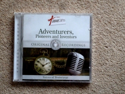 ADVENTURERS,PIONEERS AND INVENTERS (NEW)-  AUDIO BOOK -  TALKING BOOKS  ( 1 CD )