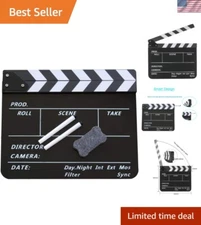Movie Directors Clapboard, Photography Studio Video TV Acrylic Clapper Board ...