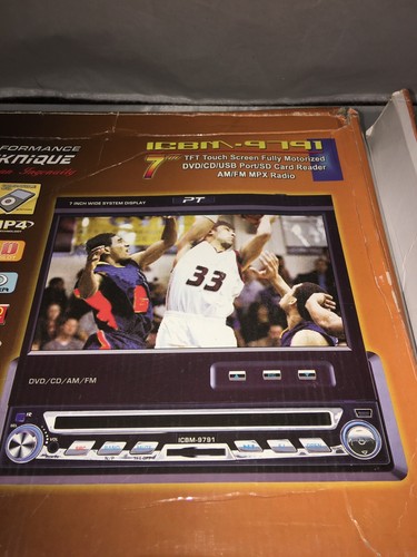 Performance teknique ICBM-9791 7" TFT touch screen dvd/cd/usb port/sd card - Picture 3 of 10
