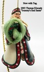 New with Tag Ashton Drake Thomas Kincade "Journey's End Santa" 2003 Ornament — photo 1