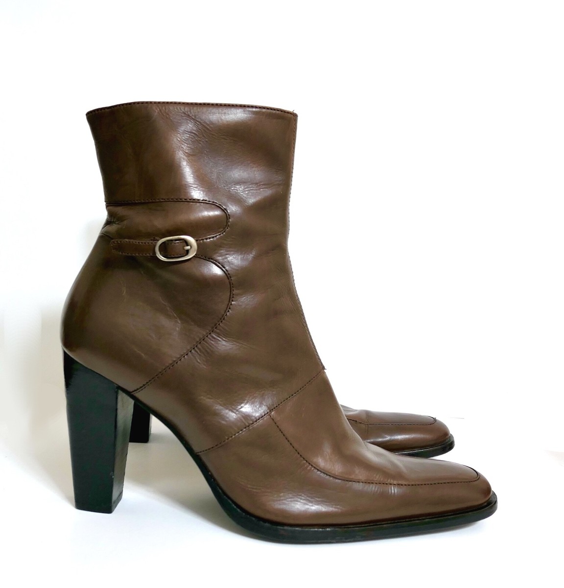 Kenneth Cole New York town ship Rich Brown Leather Ankle Boots Buy Kenneth Cole New York Men main image 4