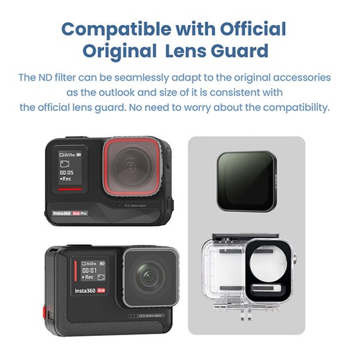 Camera Lens Filter Waterproof Protector Filter Anti-fog for Insta360 Ace/Ace Pro - Picture 10 of 28