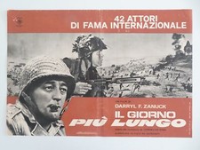 THE LONGEST DAY - A ITALIAN FOTOBUSTA POSTER RICHARD BURTON SEAN CONNERY R1969