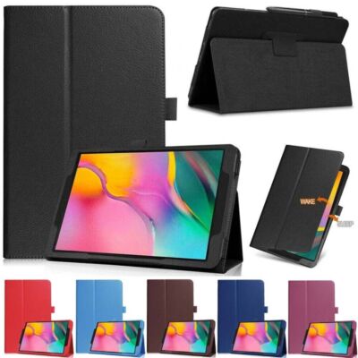 Magnetic Folio Cover Case for Amazon  Fire 7 12th gen Tablet + Screen protector