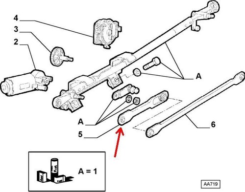 TIRANTE TERGICRISTALLO ANTERIORE ALFA 155 FIAT TEMPRA TIPO LANCIA DEDRA 9944914 - Imagen 4 de 4