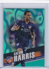 2022 Topps Chrome MLS Aqua Lava #182 Calvin Harris Rookie Cincinnati 053/299