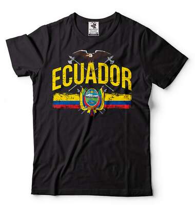 Mens Ecuador Patriotic Shirt Ecuadorian Gift Ecuador National Country Flag Shirt