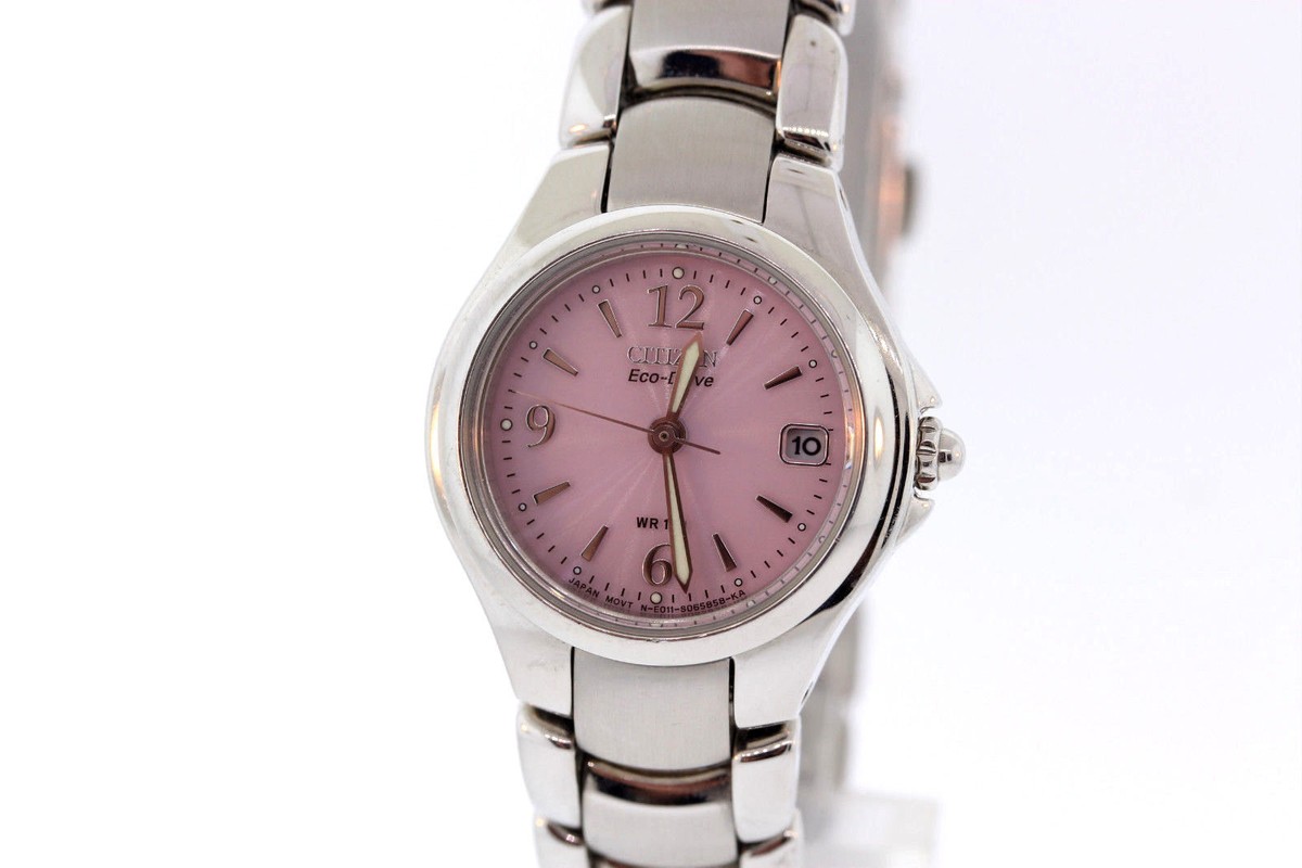 送料・関税込★Citizen EW1170-51X ピンク Eco Drive シチズン Ladies Citizen EW1170-51X Eco-Drive Silhouette Stainless