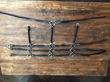 Black Punk Goth Rivets Harness Shaped Body Bondage