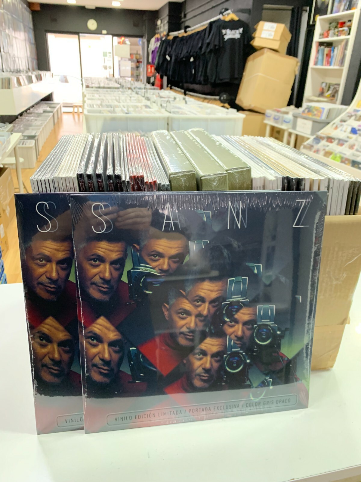 Alejandro Sanz LP Sanz Vinili Edicion Limitada Locandina Esclusiva Gris, Opaco 4