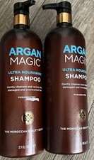 2X The Moroccan Beauty ARGAN MAGIC Ultra Nourishing SHAMPOO 32 Oz