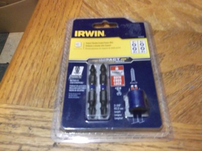(1) NEW Irwin 3 pc Impact Double Ended Power Bits Phillips #1 #2 #3 1903502
