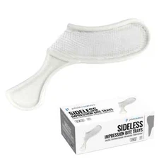 700 (20 Boxes) Dental Sideless Bite Impression Triple Trays by PlastCare USA