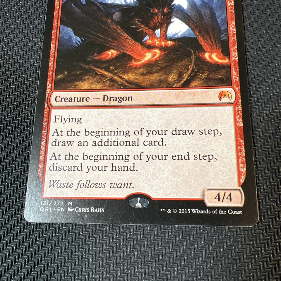 Avaricious Dragon Magic The Gathering Mtg Mythic Magic Origins Card - Image 3 of 4