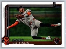 2025 Topps #2 Thairo Estrada - San Francisco Giants