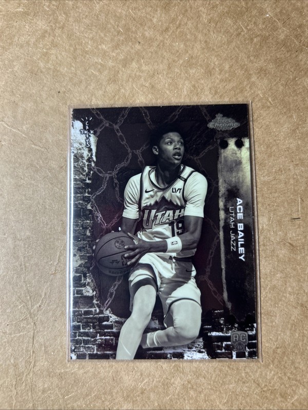 2025-26 Topps Chrome Cactus Jack Ace Bailey Base RC Utah Jazz