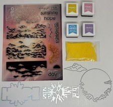 Hero Arts My Monthly Hero Dec 2020 Hope Sunshine Stamp Die Kit