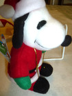 Vintage Christmas Whitman’s Plush Snoopy Woodstock Reindeer Santa Suit Hat scarf — photo 8
