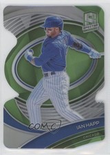 2021 Panini Spectra Neon Green Prizm Die-Cut 7/25 Ian Happ #98 10yr