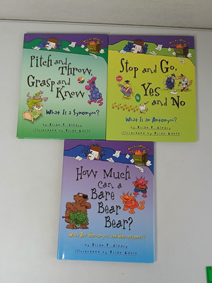 Brian Cleary WORDS ARE CATEGORICAL Grammar Series Book Lot of 3 HCDJ Preowned