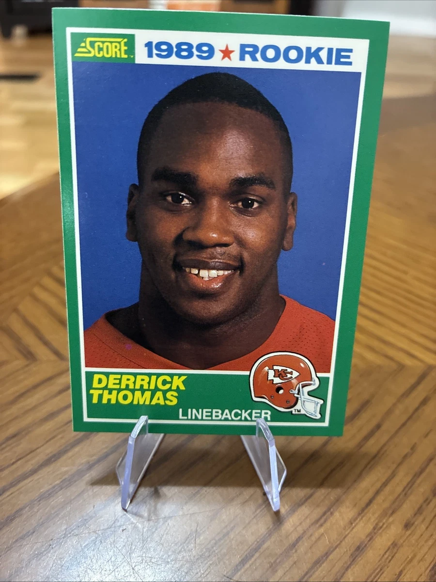 Derrick Thomas Football Sports Trading Cards & Accessories Rookie