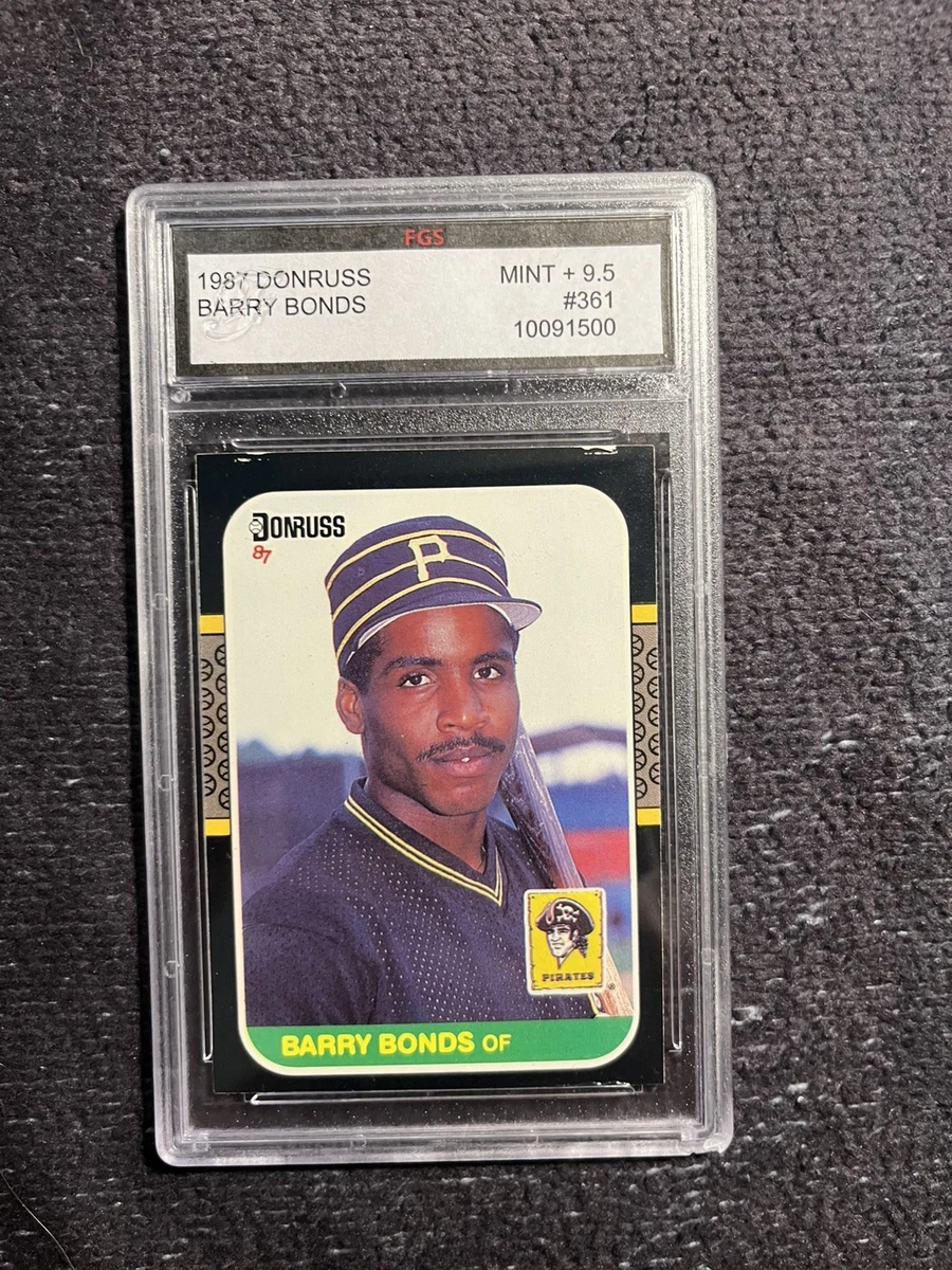 Donruss Barry Bonds Grade 9.5 Baseball Sports Trading Cards