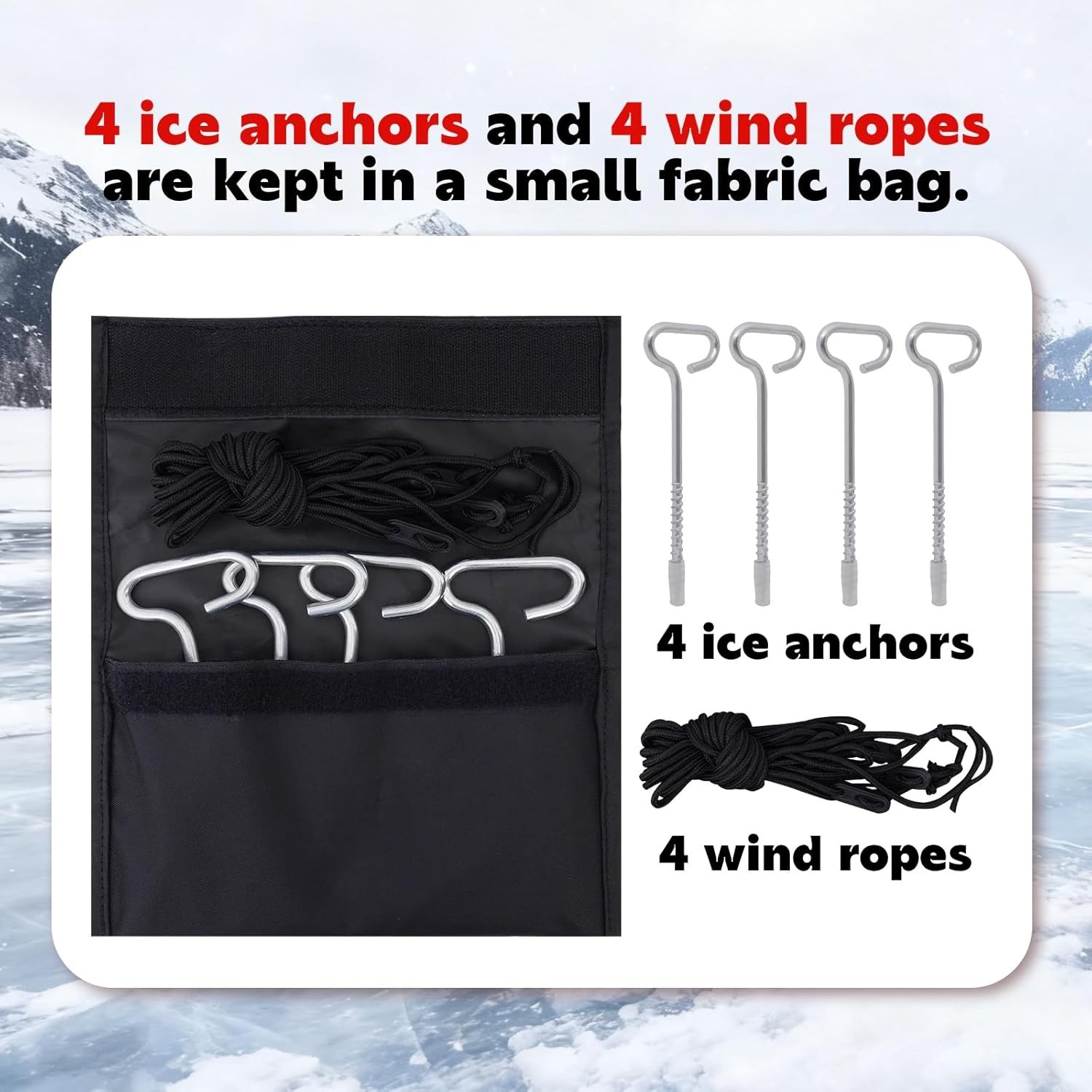 PORTABLE ICE FISHING HUB-STYLE SHANTY  REMOVABLE FLOOR MAT, 58"(NON-INSULATED)