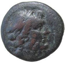 CILICIA. AIGEAI. AE 21. CIRCA 2nd - 1st CENTURY BC. ZEUS/ATHENA.