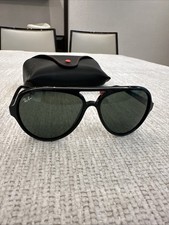 Ray-Ban Ferrari Sunglasses Genuine Black, Case Included