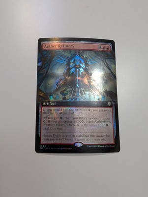 MTG - Aether Refinery(Extended Art Ripple Foil)Commander: Modern Horizons3 NM/M