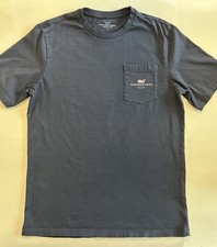 Vineyard Vines New York Whale SS Pocket T-Shirt Youth L 16 Navy Blue