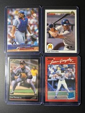 90s MLB Star Card Lot – Ivan Rodriguez, Juan Gonzalez Rookie, Jim Thome
