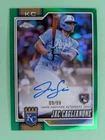 2026 TOPPS CHROME BASEBALL JAC CAGLIANONE ROOKIE AUTOGRAPHS GREEN REFRACTOR /99