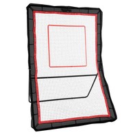 Uimoso 5X7Ft Lacrosse Baseball Rebounder Softball RüCkprallnetz HöHenverstellbar