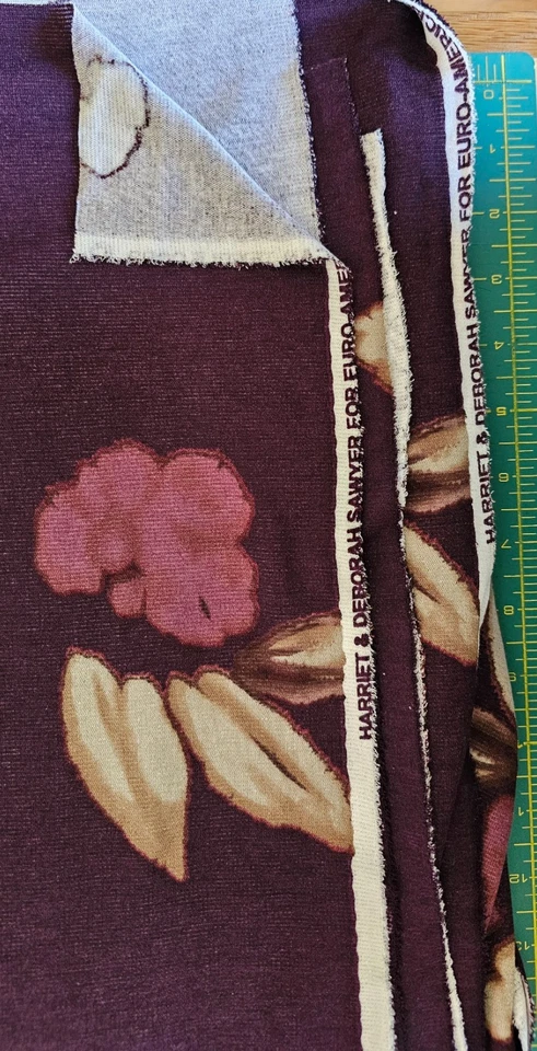 Harriet & Deborah Sawyer For Euro American Text Corp Fabric  5.5 yards x 58" - Image 3 of 3