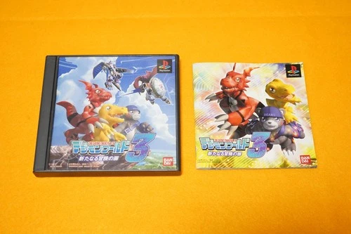 Digimon World 3 PS1 PlayStation Complete NTSC-J Japan Japanese Version