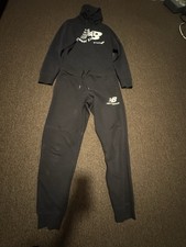 NEW BALANCE Mens Lightweight Sweatsuit Medium - Black