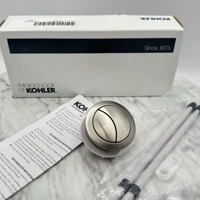 #ad #ad Kohler K 186 BN Persuade Dual Flush Actuator Vibrant Brushed Nickel Toilet New $22.79