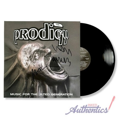 The Prodigy Signed Autographed Vinyl LP ''Music for the Jilted Generation'' PSA/DN