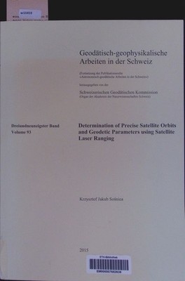 Determination of precise satellite orbits and geodetic parameters using satellit