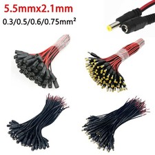 DC Power Male Female Plug 12V LED Power Light Extension Cable Adapter 5.5x2.1mm