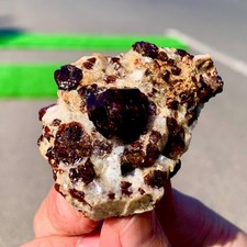 71 G Natural Garnet with Rock Gorgeous rough raw Crystal Mineral Specimen