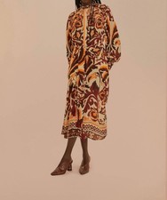 Farm Rio Toucans Scarf Maxi Dress Size XS